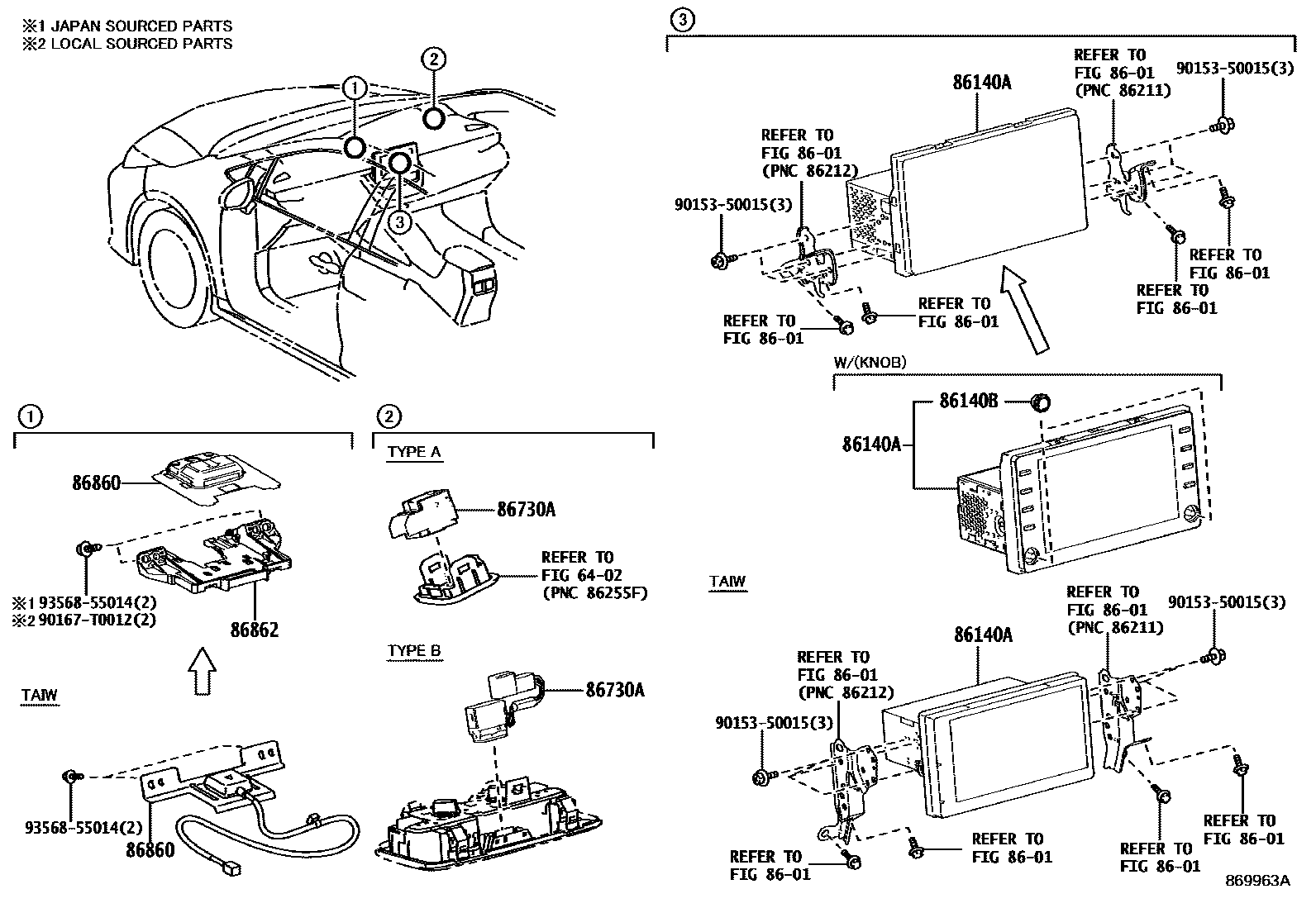 8603 — NAVIGATION & FRONT MONITOR DISPLAY