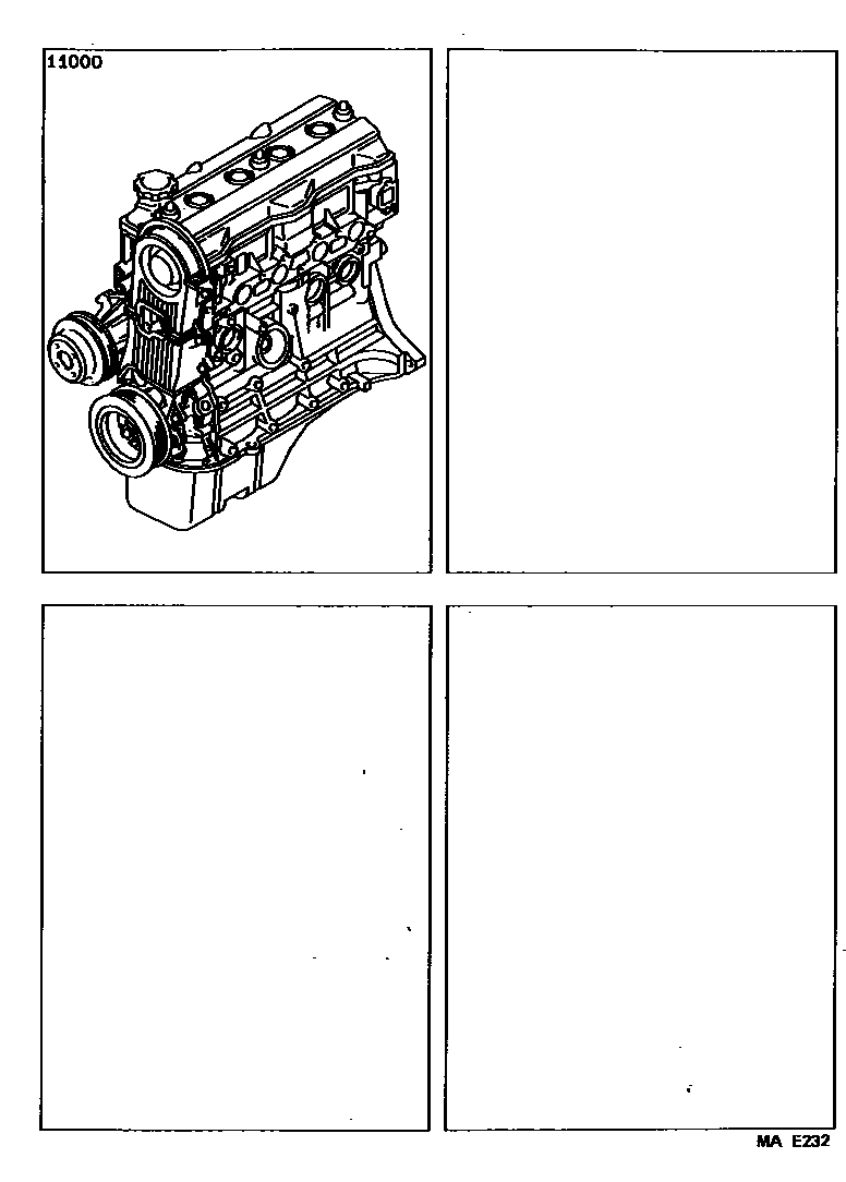 1101 — PARTIAL ENGINE ASSEMBLY