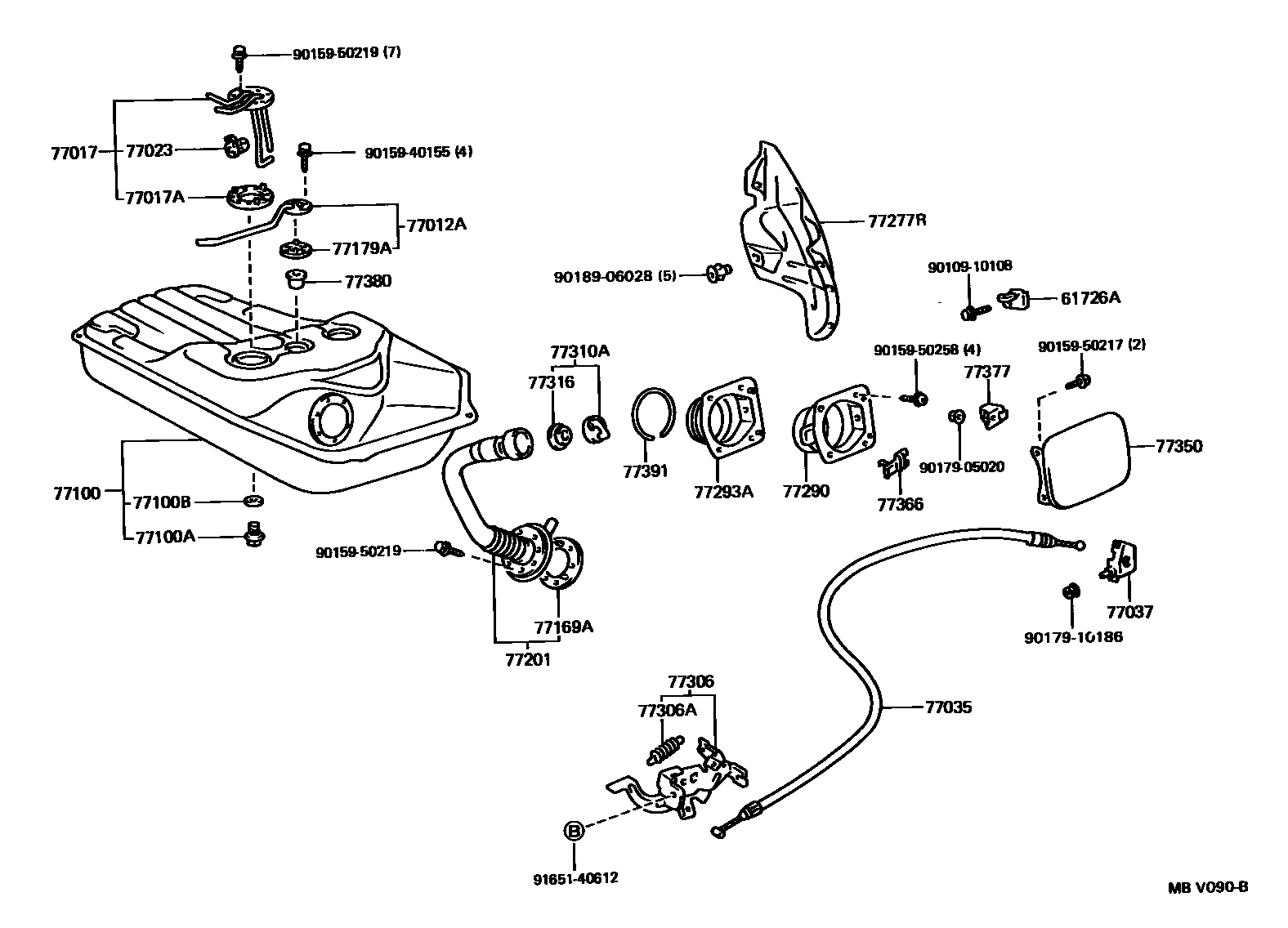 7701 — FUEL TANK & TUBE