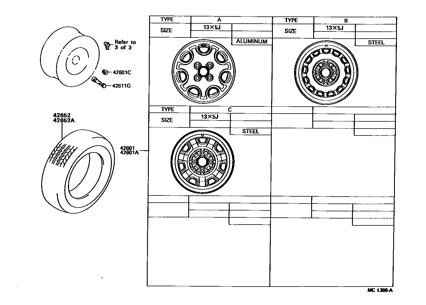 4103 — DISC WHEEL & WHEEL CAP