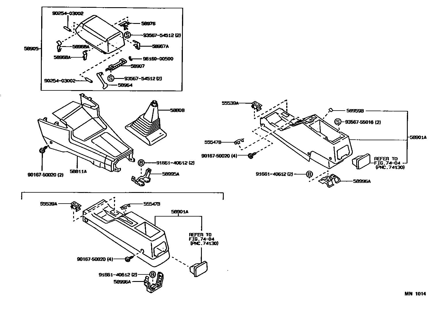 5806 — CONSOLE BOX & BRACKET