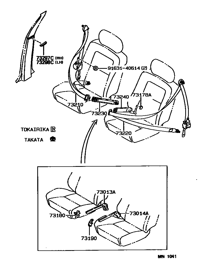 7104 — SEAT BELT & CHILD RESTRAINT SEAT