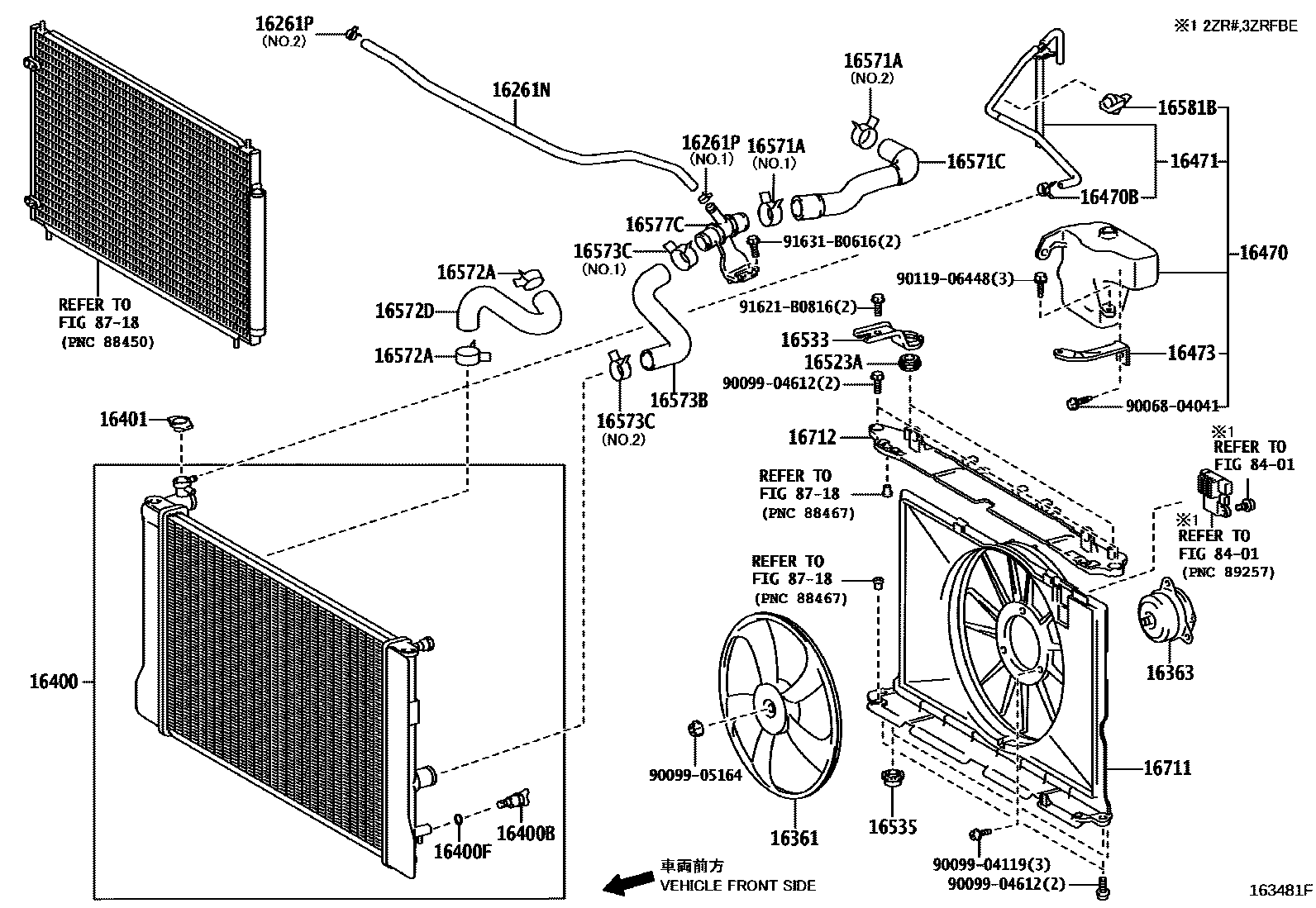 1603 — RADIATOR & WATER OUTLET