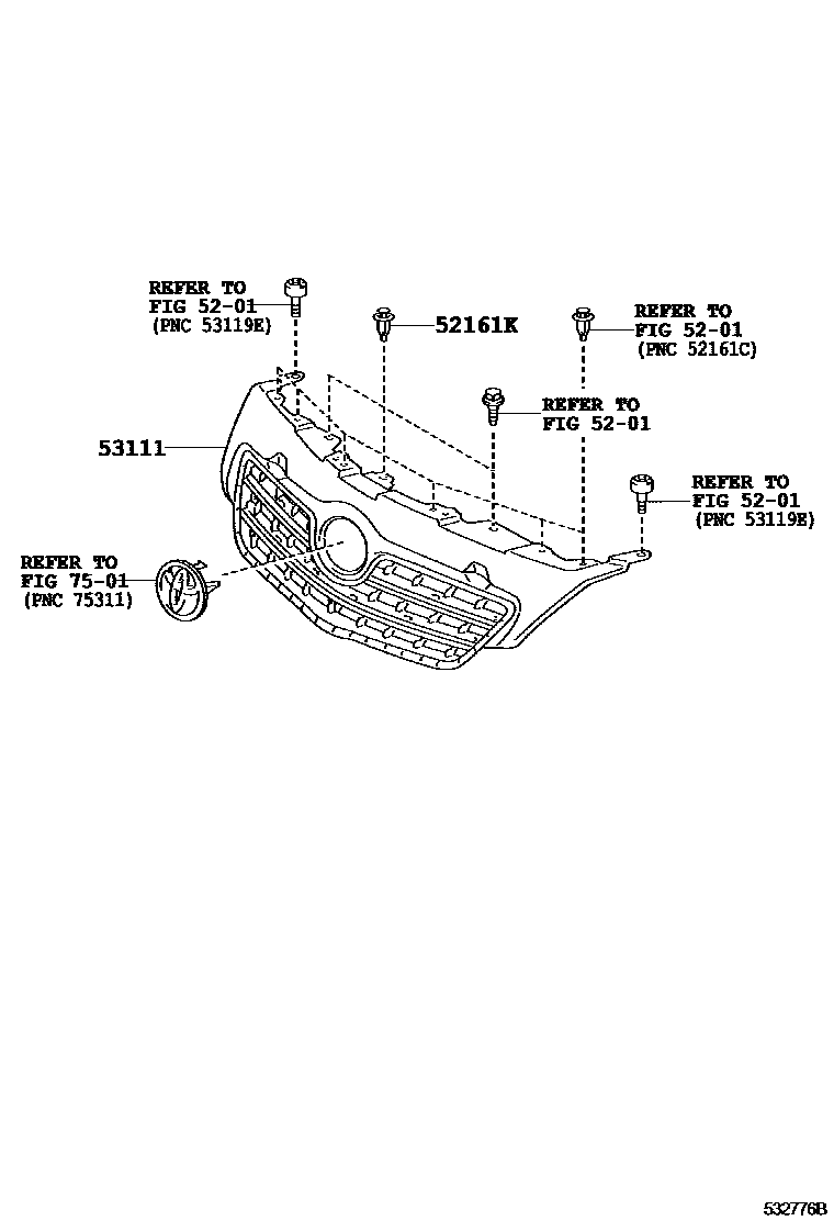 5301 — RADIATOR GRILLE
