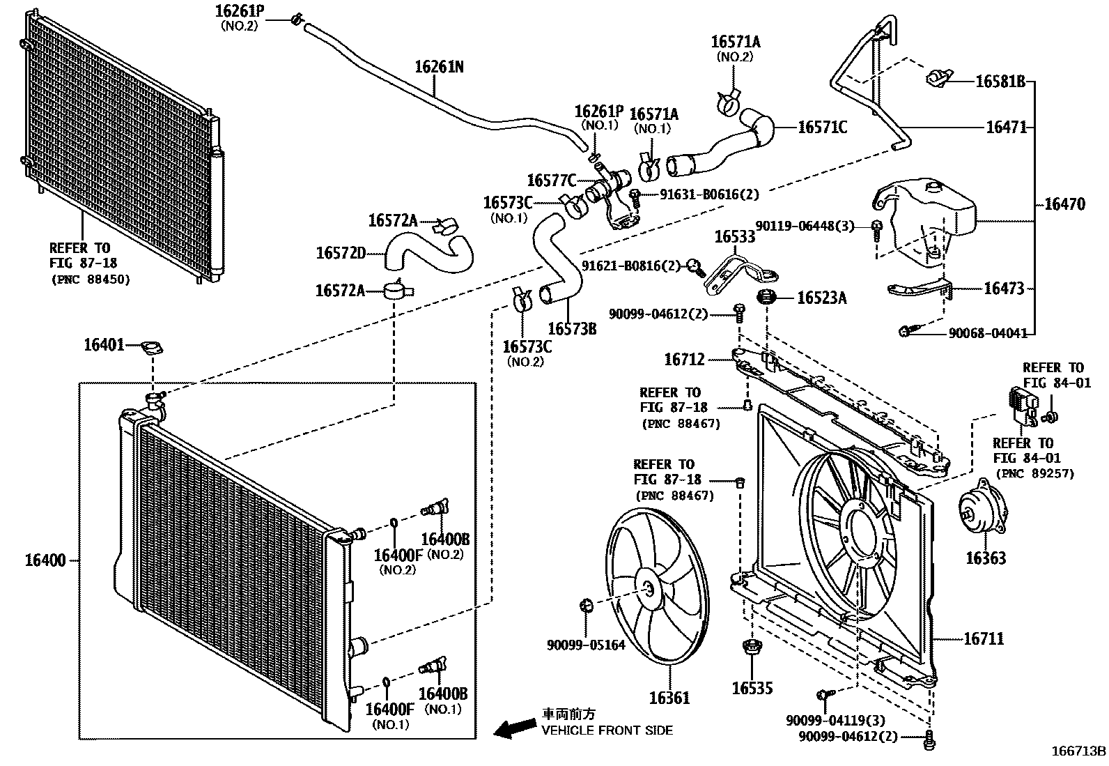 1603 — RADIATOR & WATER OUTLET