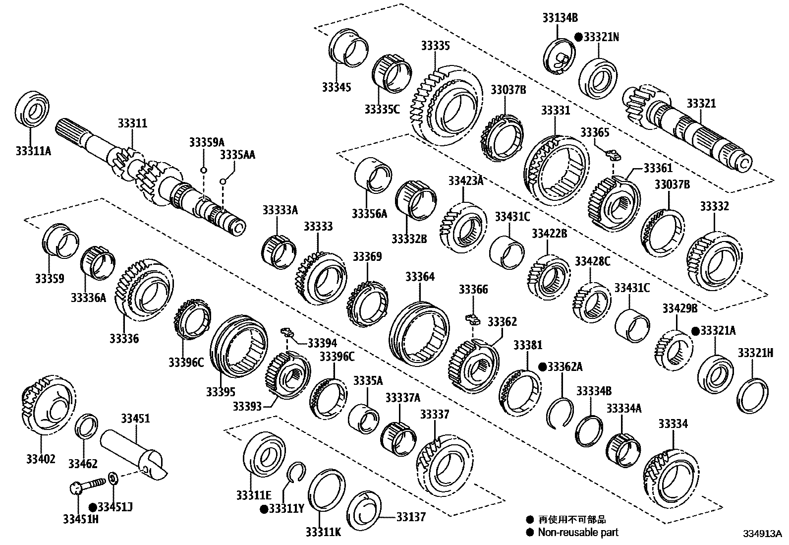 3305 — TRANSMISSION GEAR (MTM)