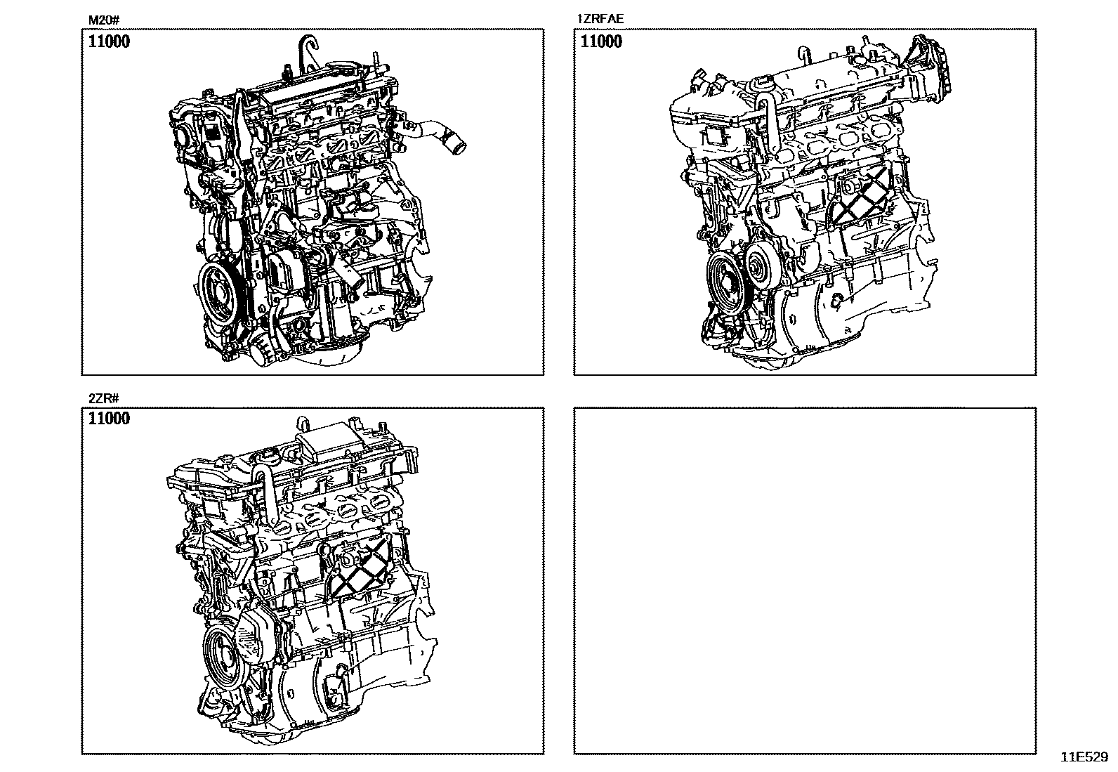 1101 — PARTIAL ENGINE ASSEMBLY