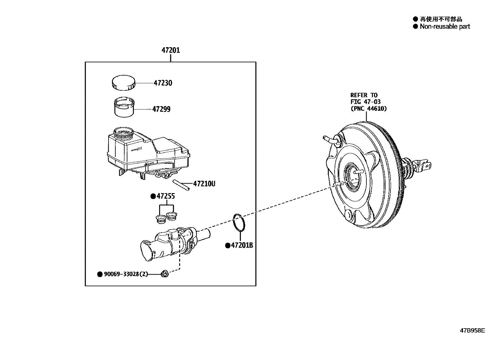 4702 — BRAKE MASTER CYLINDER