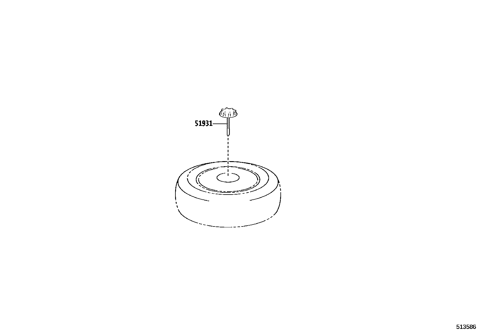 5104 — SPARE WHEEL CARRIER