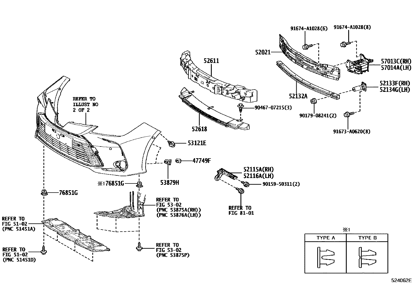 5201 — FRONT BUMPER & BUMPER STAY