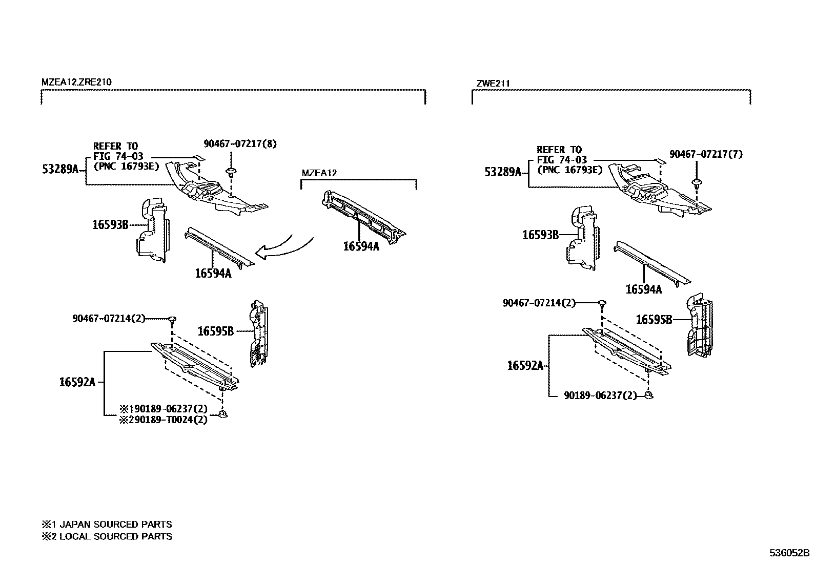 5304 — FRONT FENDER APRON & DASH PANEL