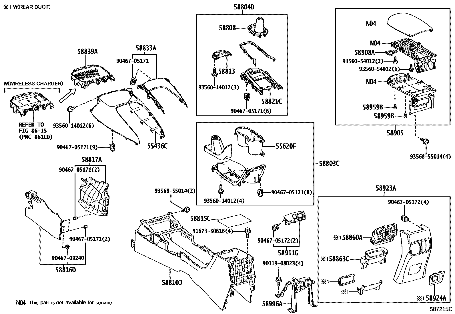5806 — CONSOLE BOX & BRACKET