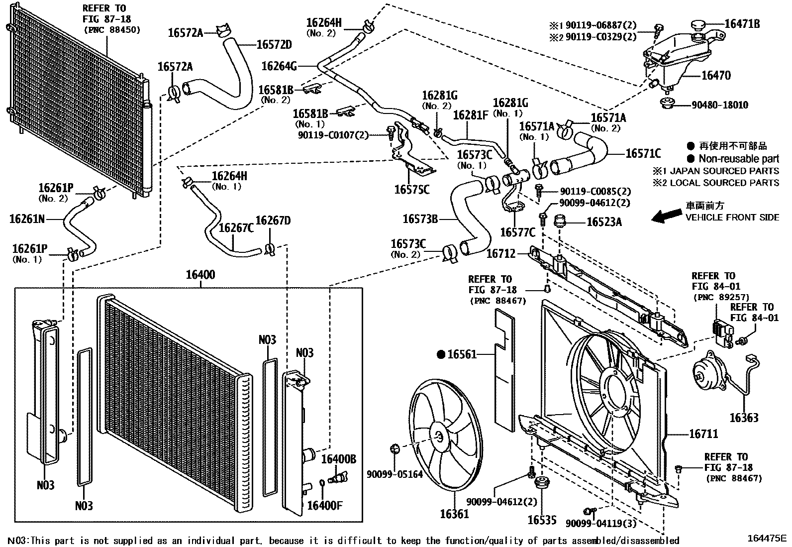 1603 — RADIATOR & WATER OUTLET
