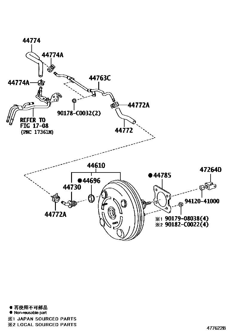 4703 — BRAKE BOOSTER & VACUUM TUBE