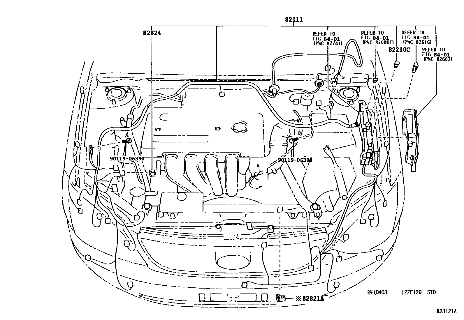 8202 — WIRING & CLAMP