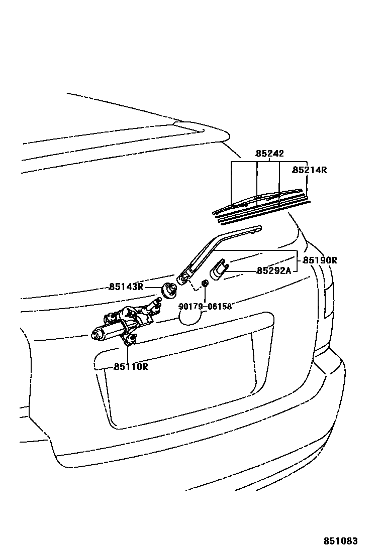 8502 — REAR WIPER