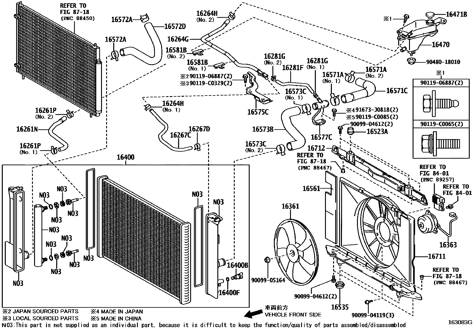 1603 — RADIATOR & WATER OUTLET