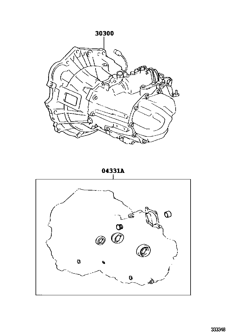 3301 — TRANSAXLE OR TRANSMISSION ASSY & GASKET KIT (MTM)