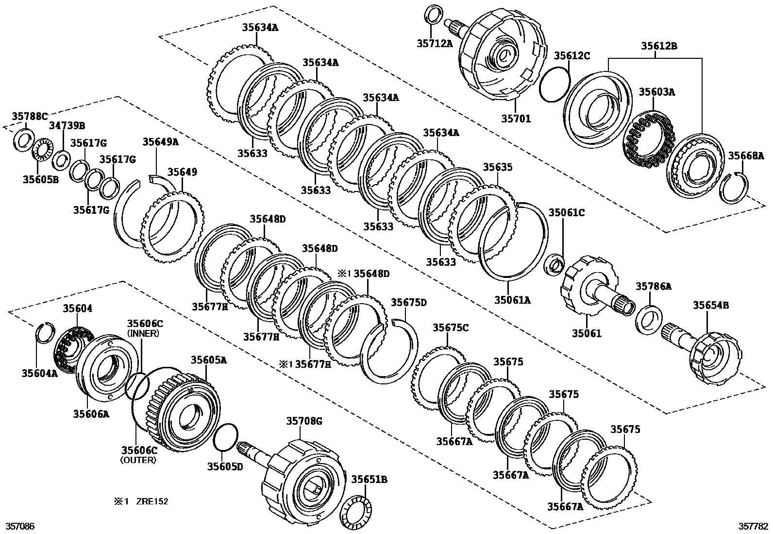 3507 — BRAKE BAND & MULTIPLE DISC CLUTCH (ATM)
