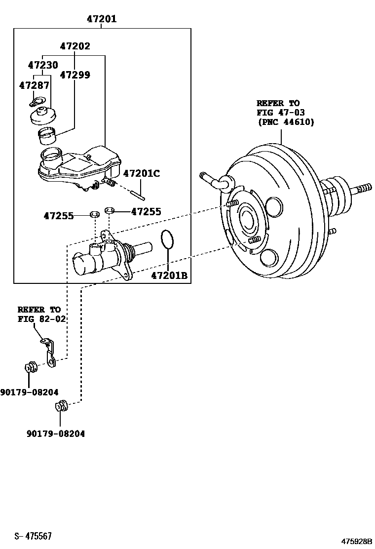 4702 — BRAKE MASTER CYLINDER