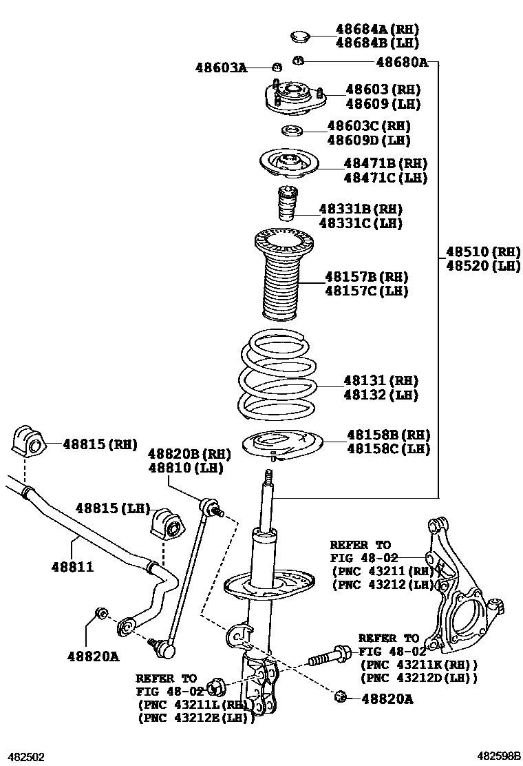 4803 — FRONT SPRING & SHOCK ABSORBER
