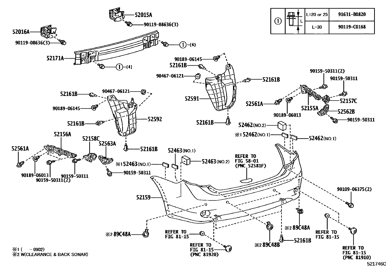 5202 — REAR BUMPER & BUMPER STAY