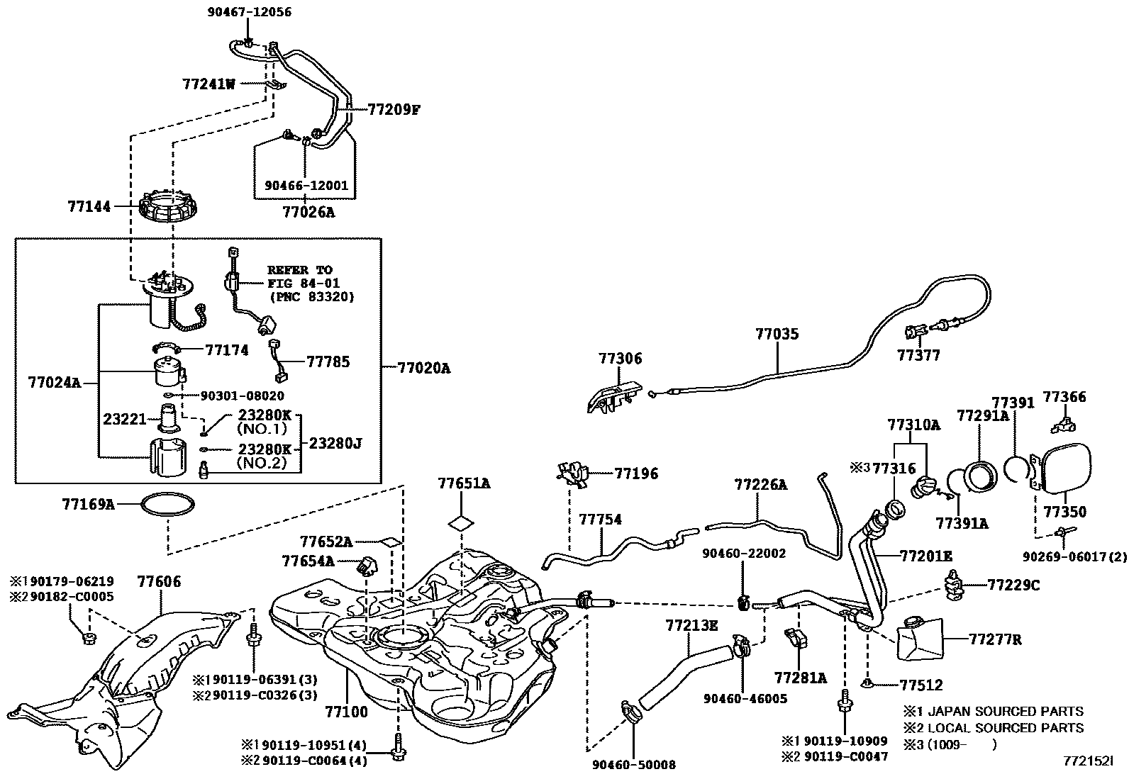 7701 — FUEL TANK & TUBE