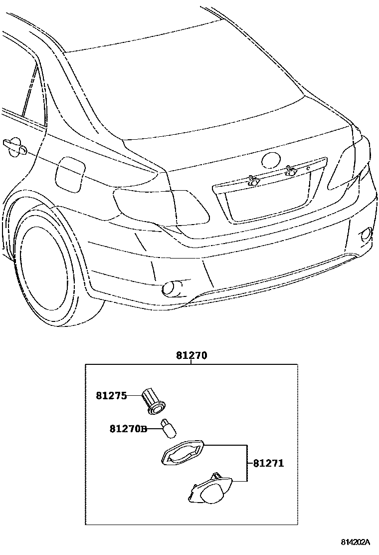 8113 — REAR LICENSE PLATE LAMP