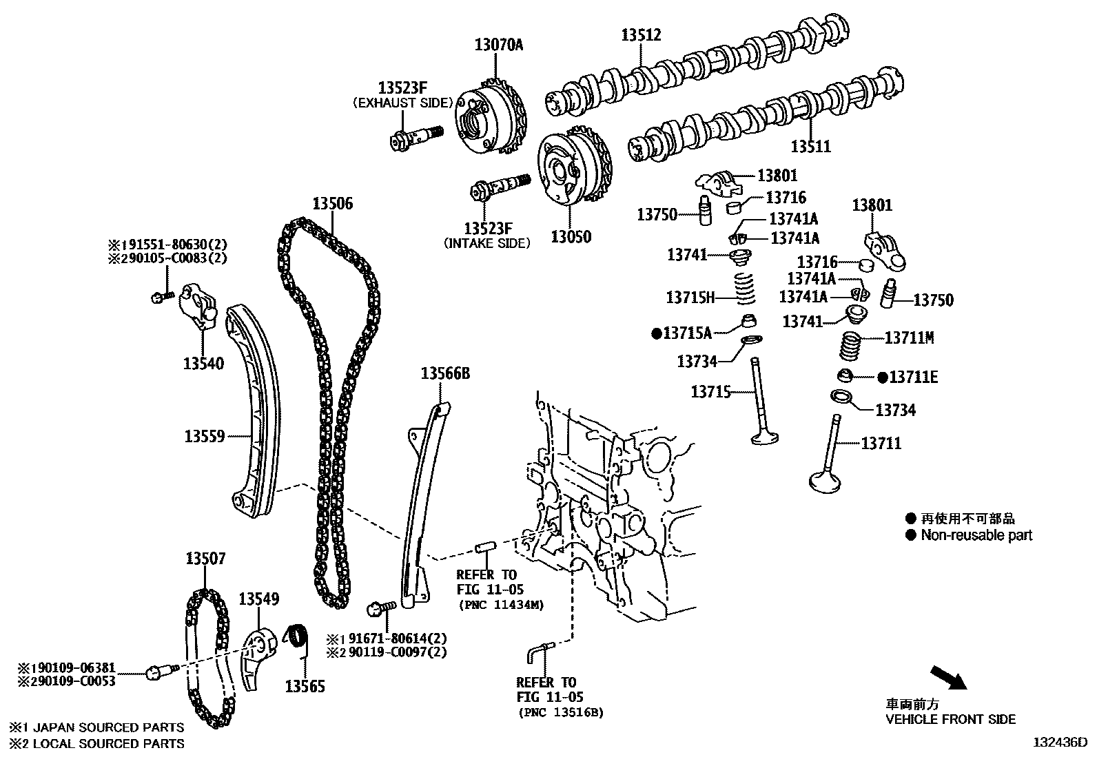 1302 — CAMSHAFT & VALVE