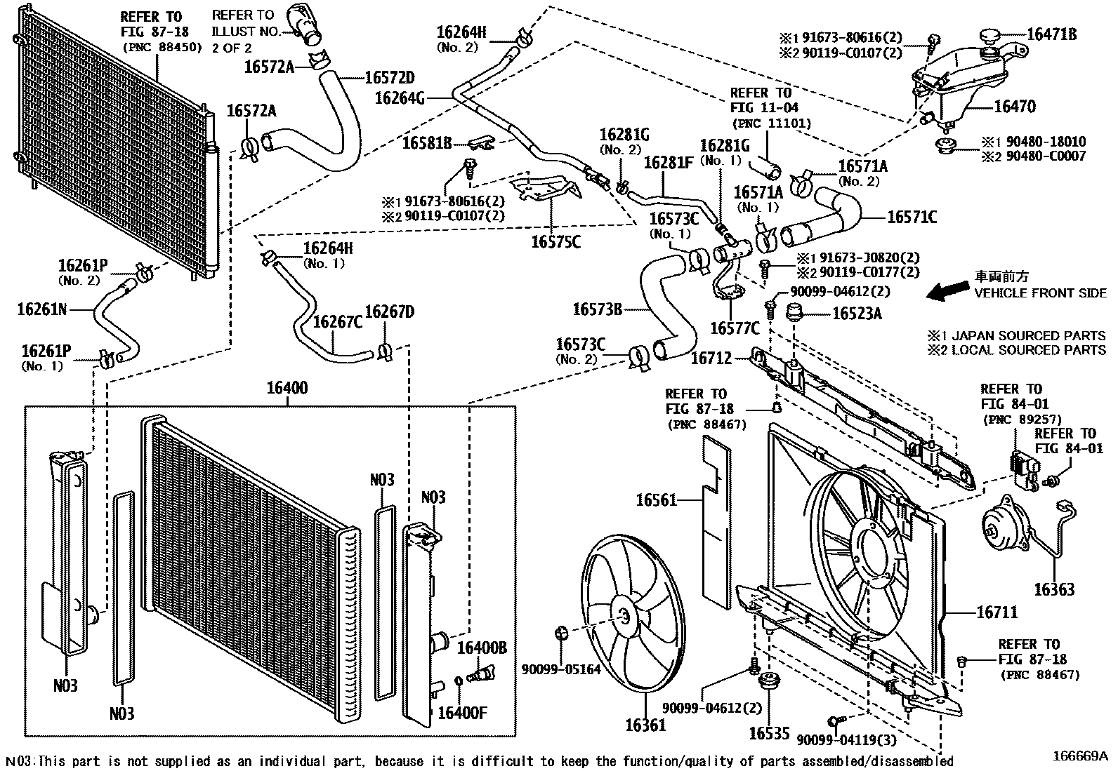 1603 — RADIATOR & WATER OUTLET