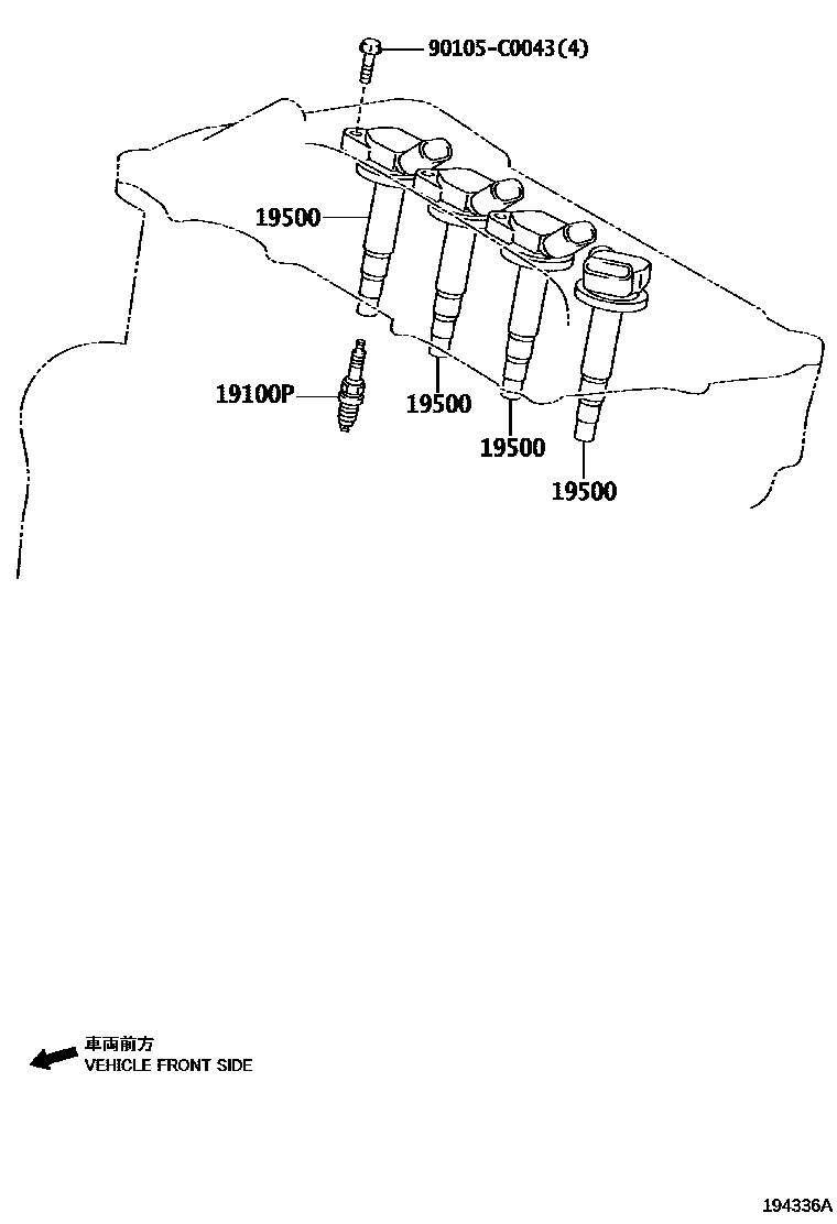 1901 — IGNITION COIL & SPARK PLUG / GLOW PLUG