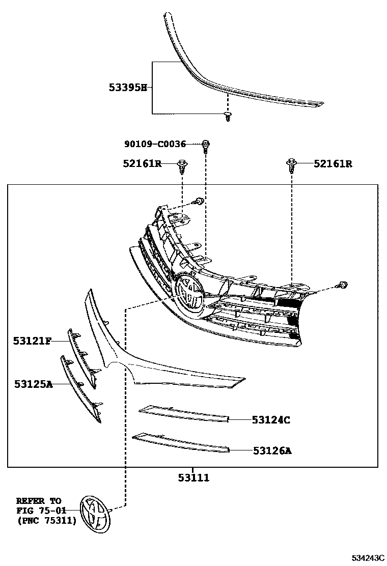 5301 — RADIATOR GRILLE