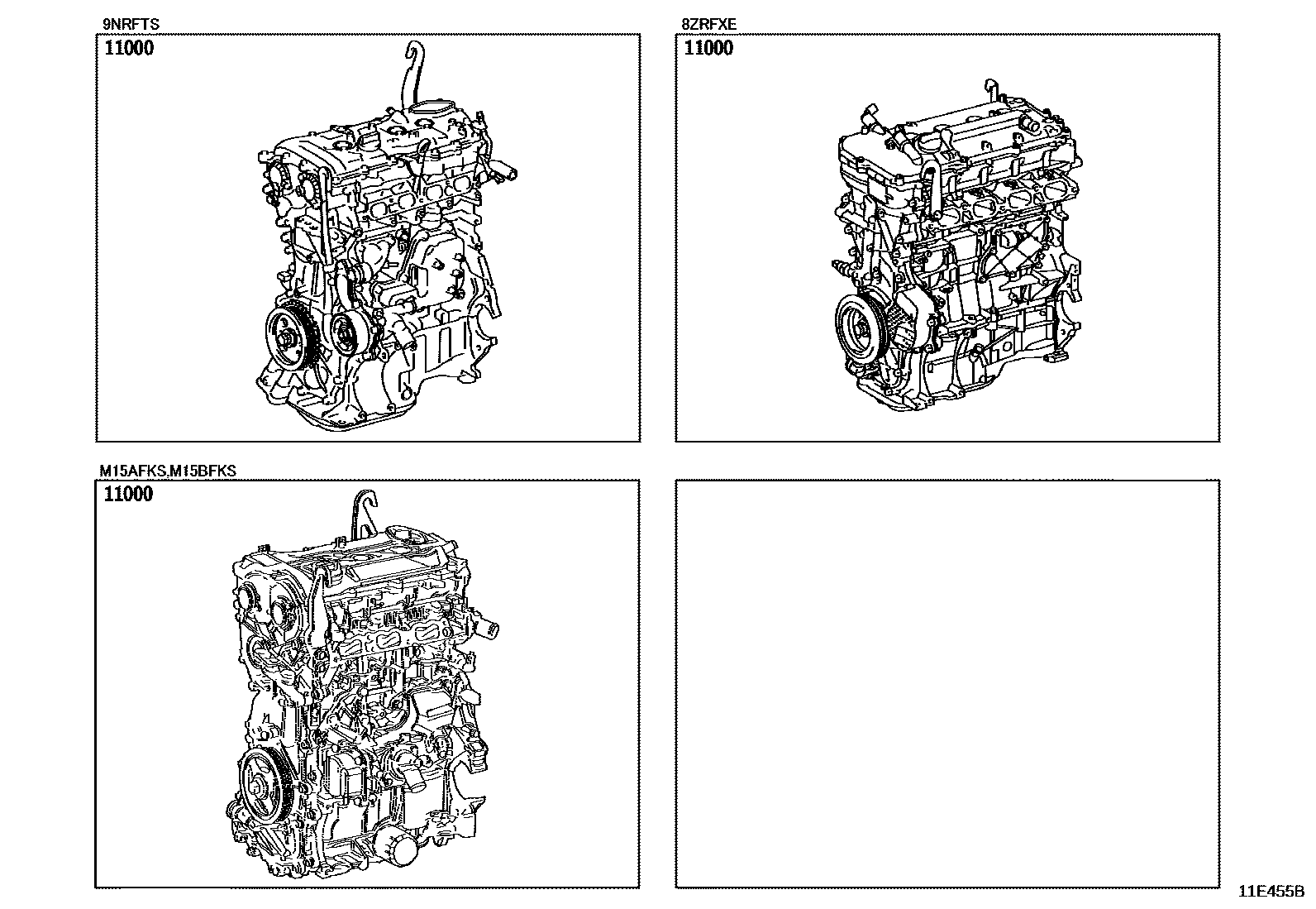 1101 — PARTIAL ENGINE ASSEMBLY