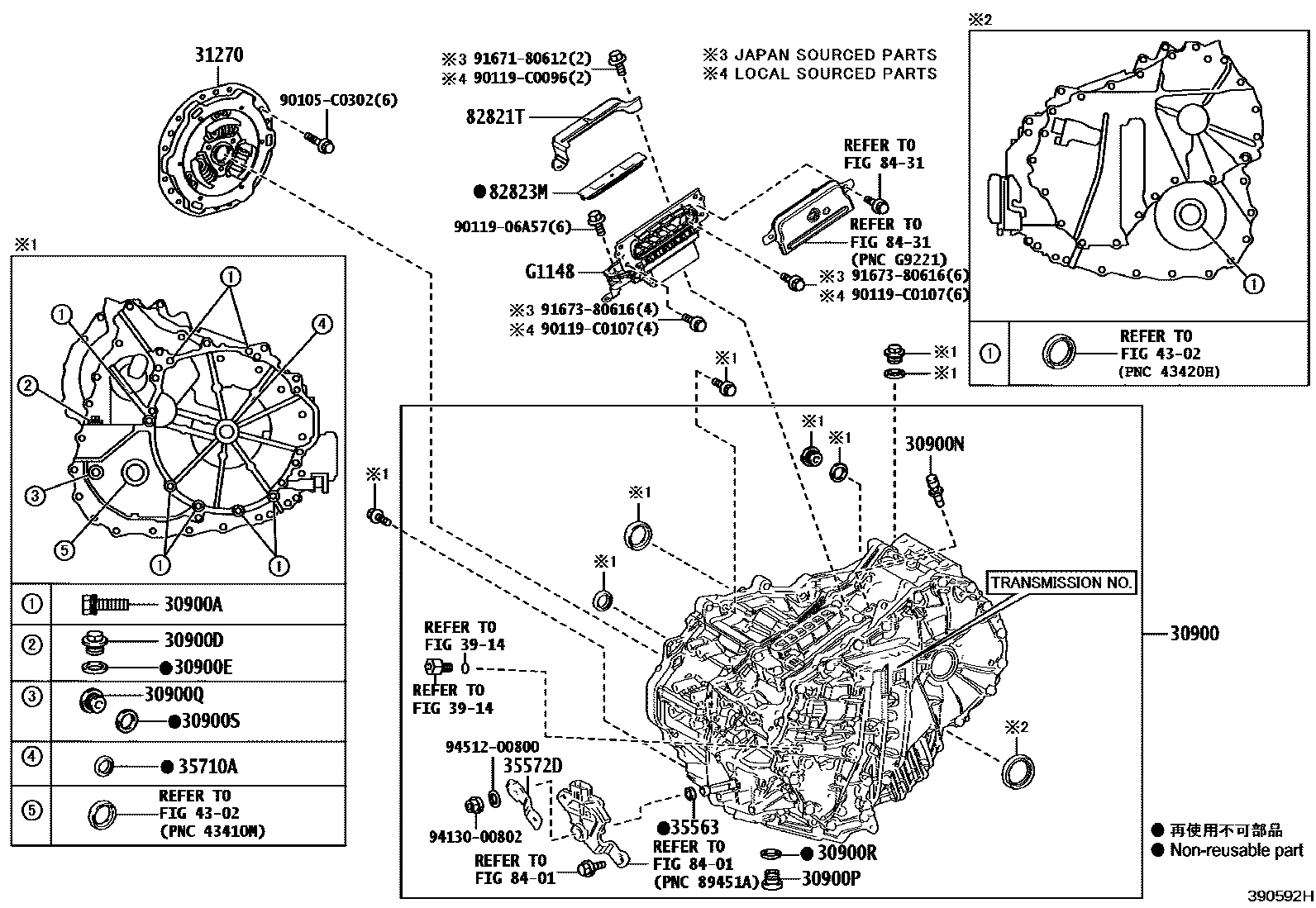 3901 — TRANSAXLE ASSY(HEV OR BEV OR FCEV)