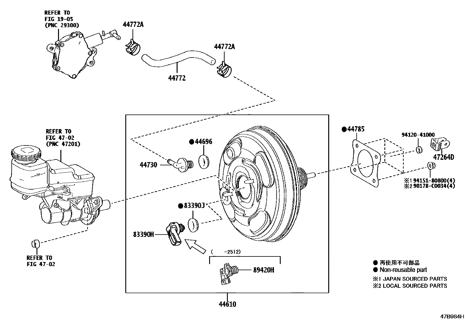 4703 — BRAKE BOOSTER & VACUUM TUBE