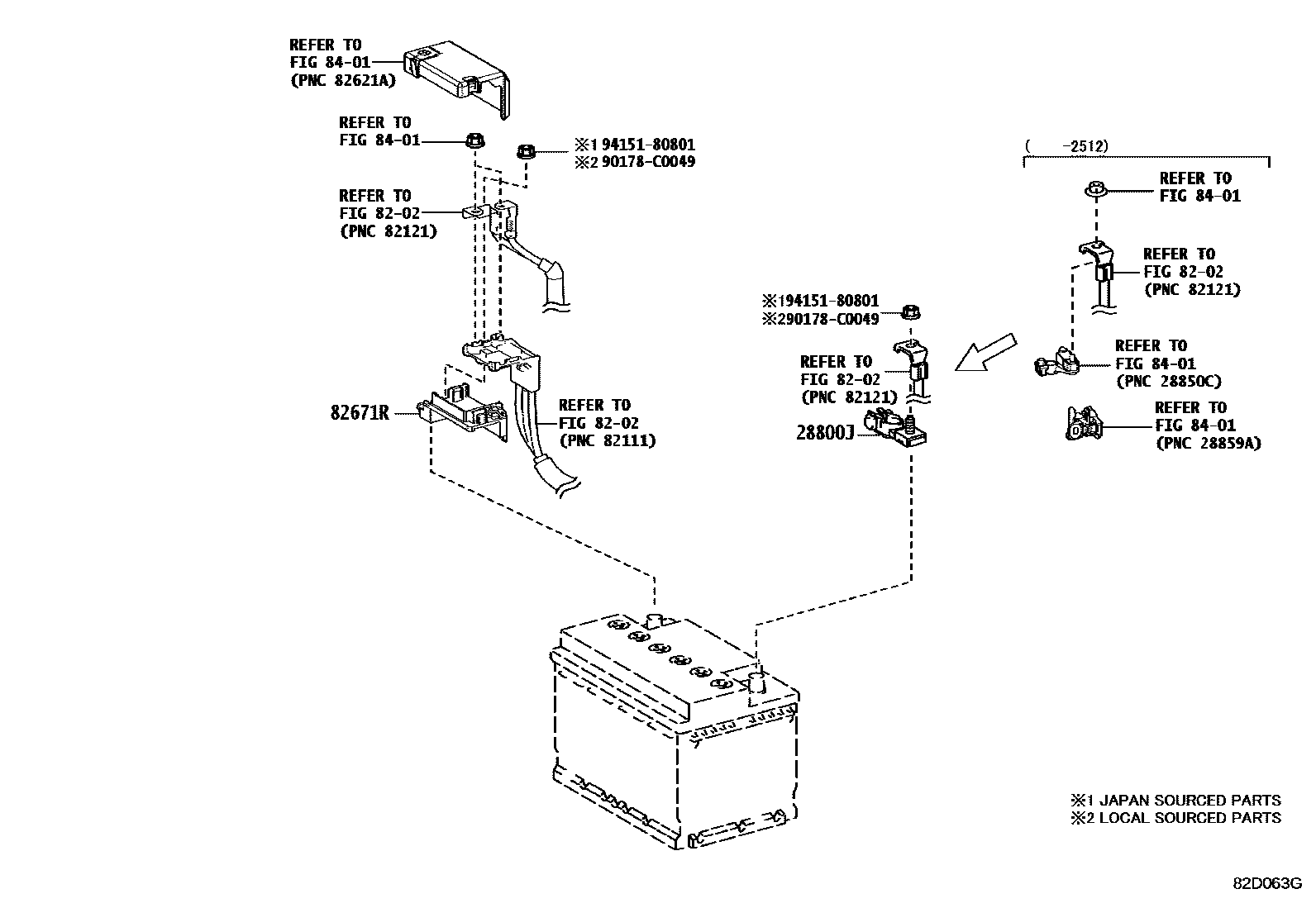 8201 — BATTERY & BATTERY CABLE