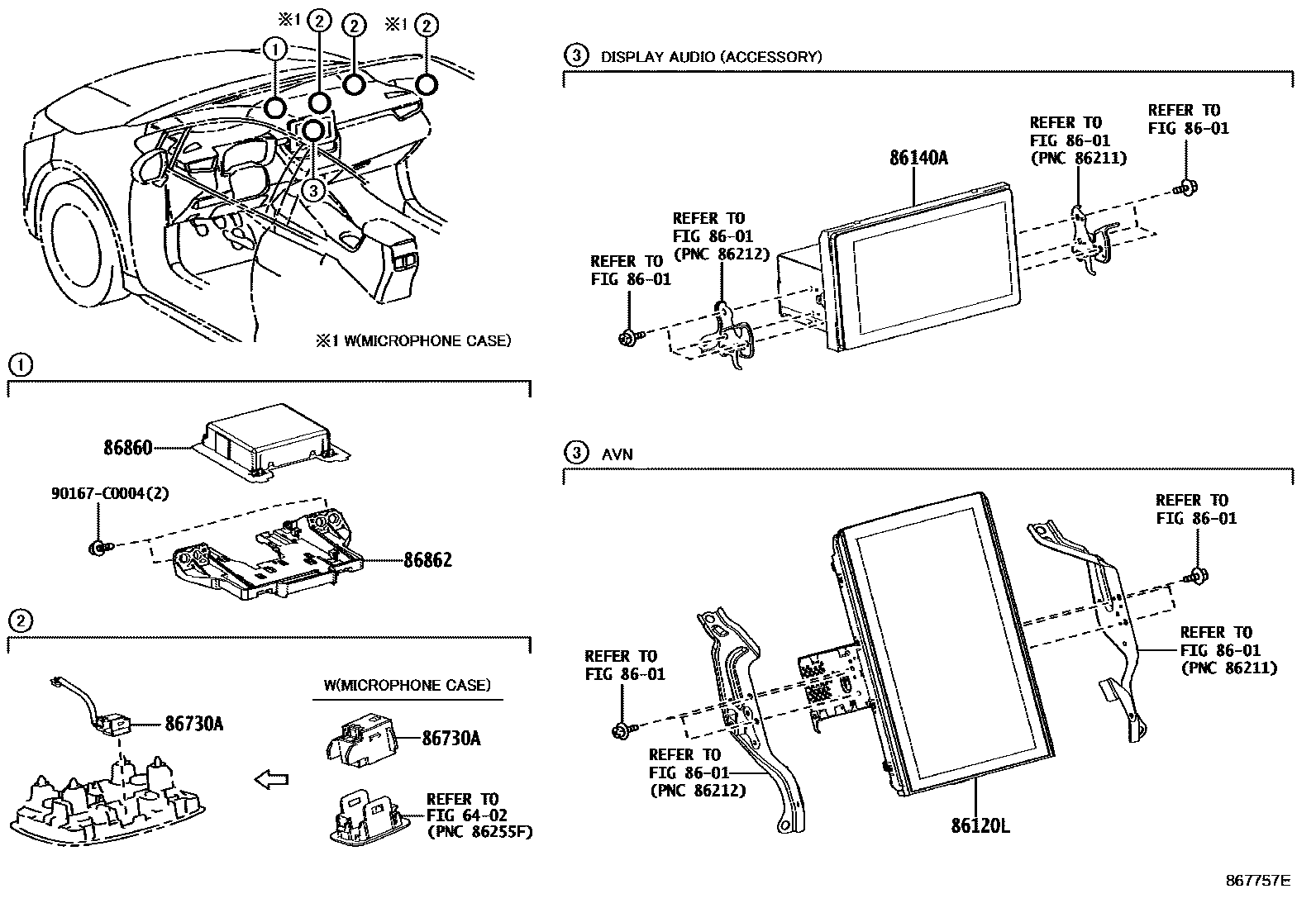 8603 — NAVIGATION & FRONT MONITOR DISPLAY