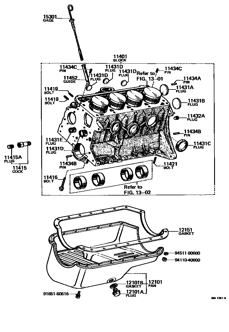 1105 — CYLINDER BLOCK