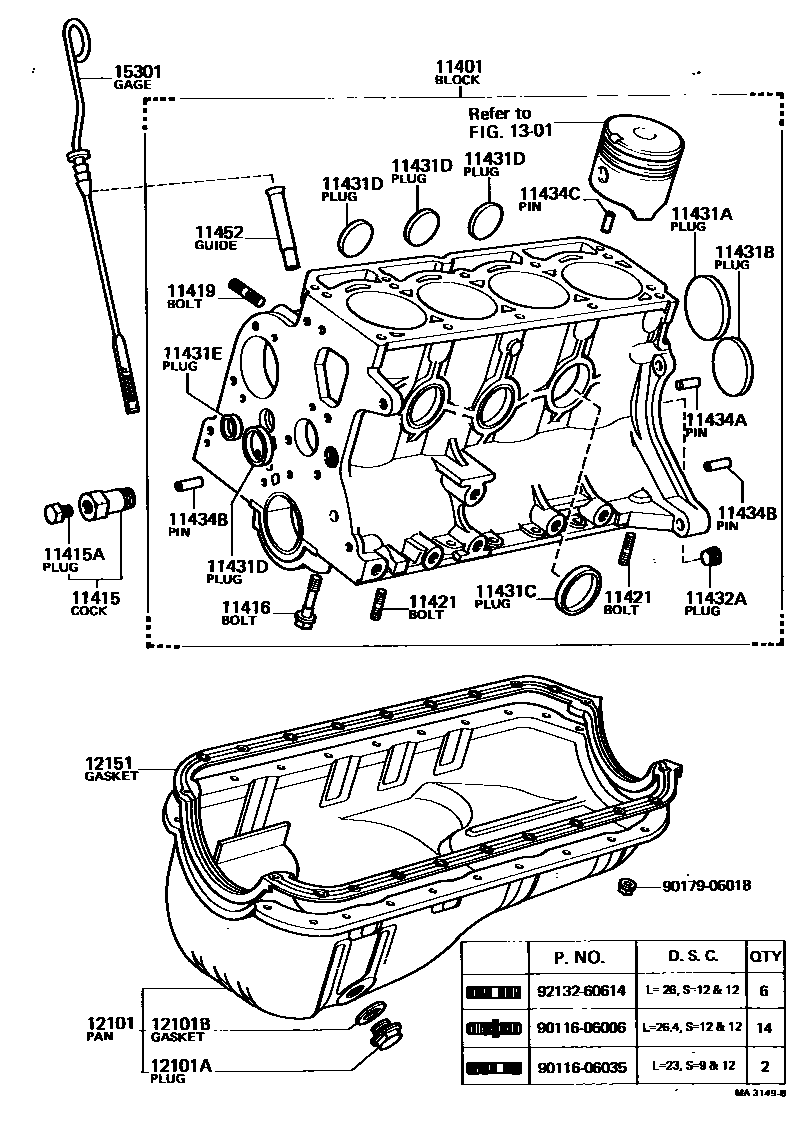 1105 — CYLINDER BLOCK