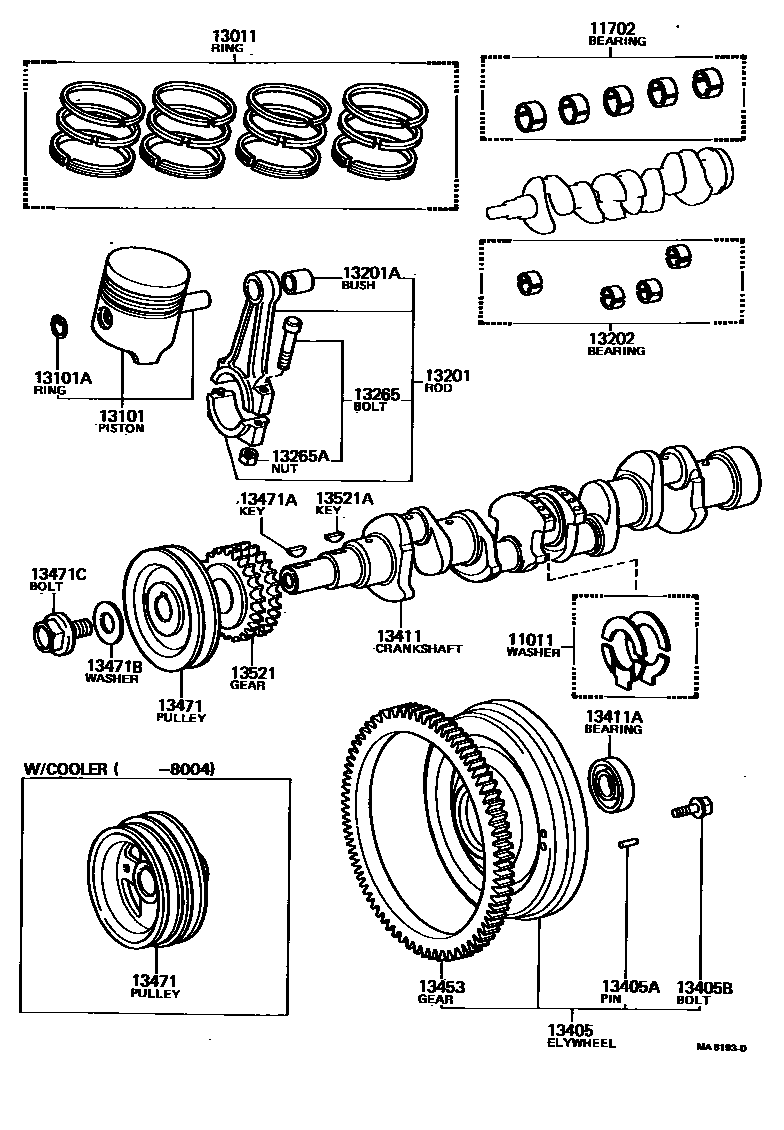 1301 — CRANKSHAFT & PISTON