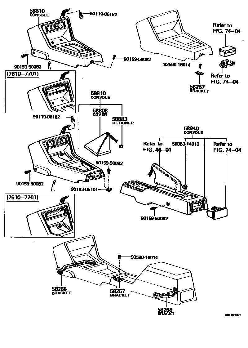 5806 — CONSOLE BOX & BRACKET
