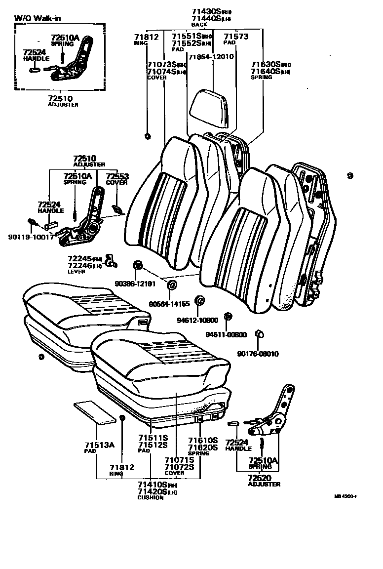 7101 — FRONT SEAT & SEAT TRACK