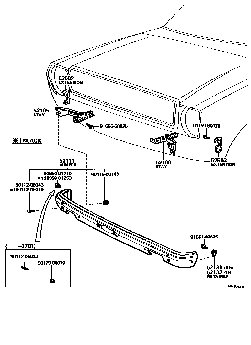 5201 — FRONT BUMPER & BUMPER STAY