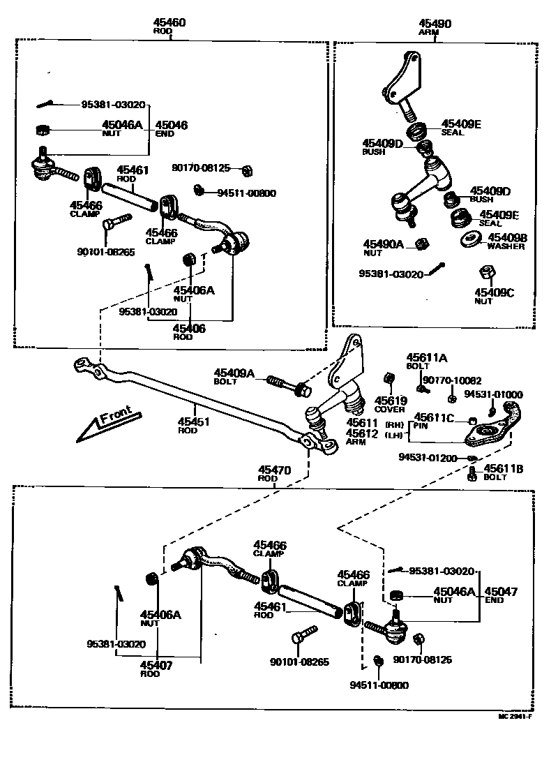 4505 — FRONT STEERING GEAR & LINK
