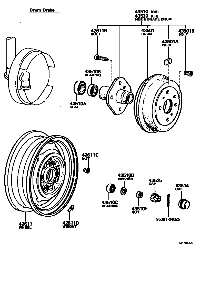 4303 — FRONT AXLE HUB