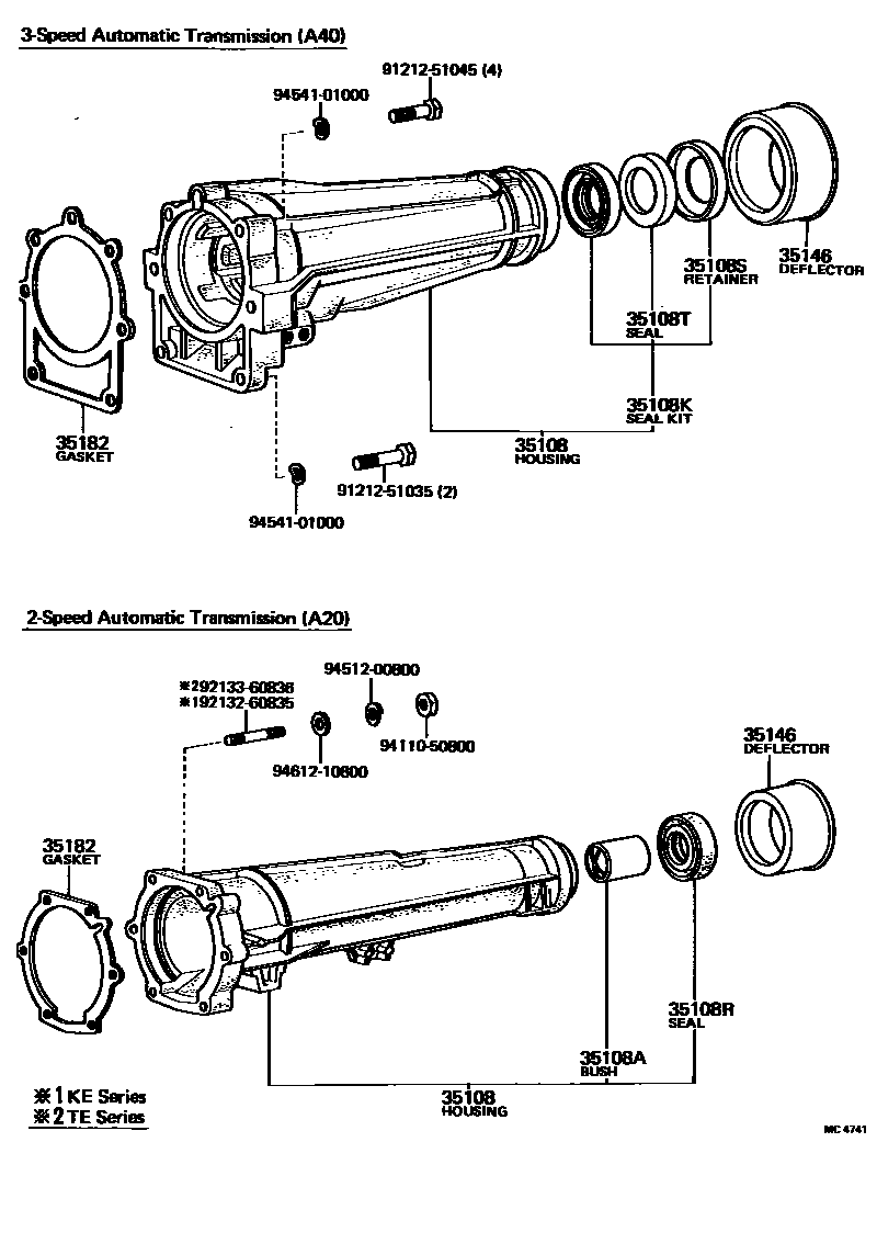 3504 — EXTENSION HOUSING (ATM)