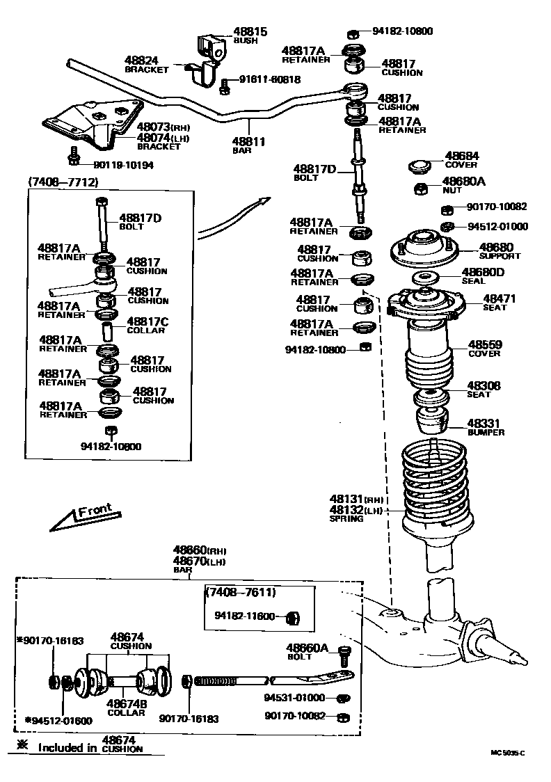 4803 — FRONT SPRING & SHOCK ABSORBER