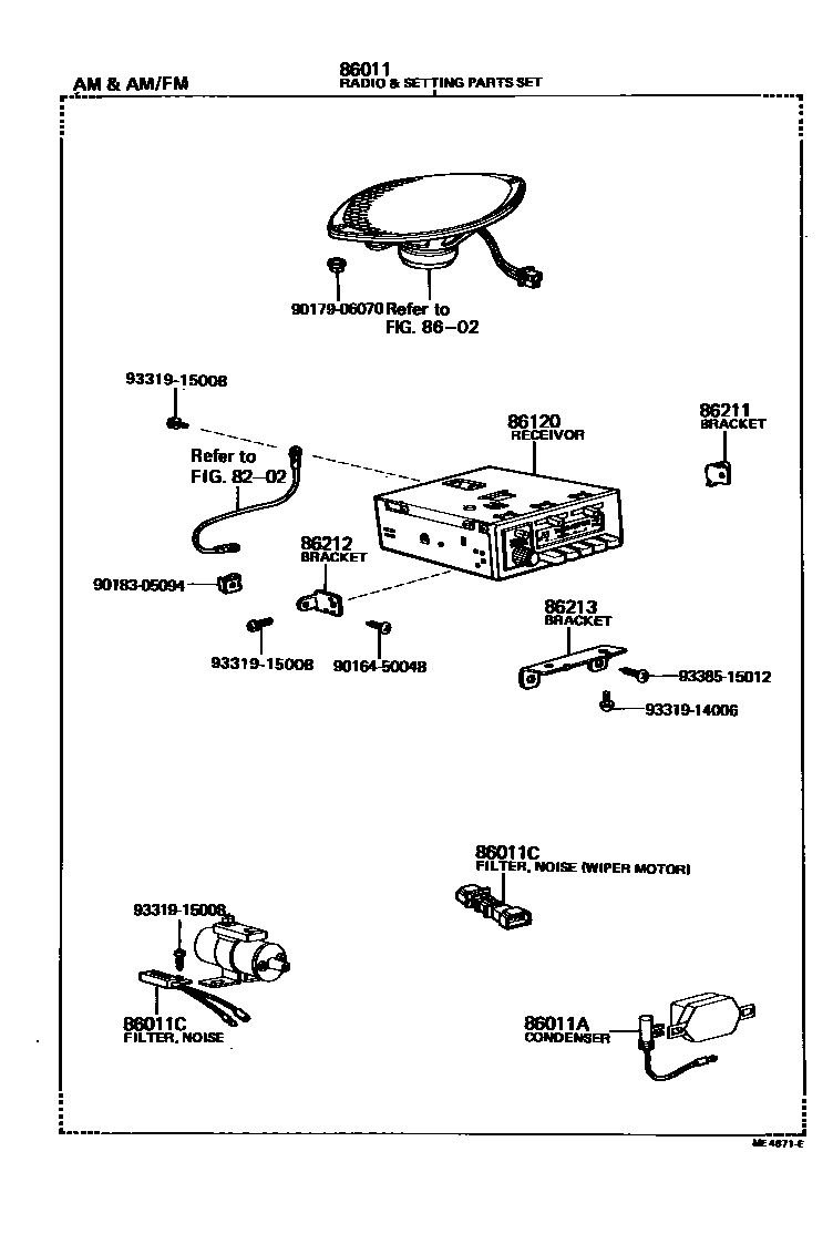 8601 — RADIO RECEIVER & AMPLIFIER & CONDENSER