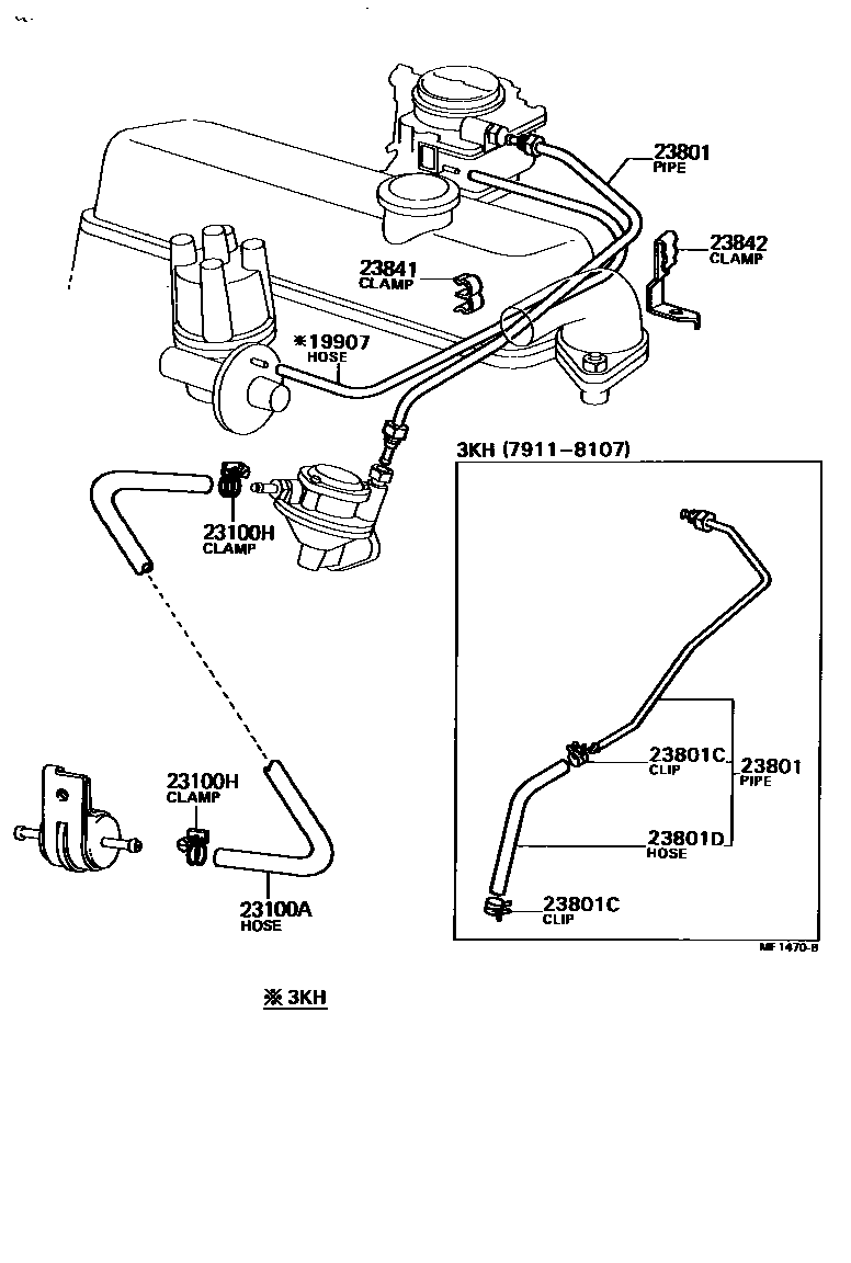 2101 — FUEL PIPE & CLAMP