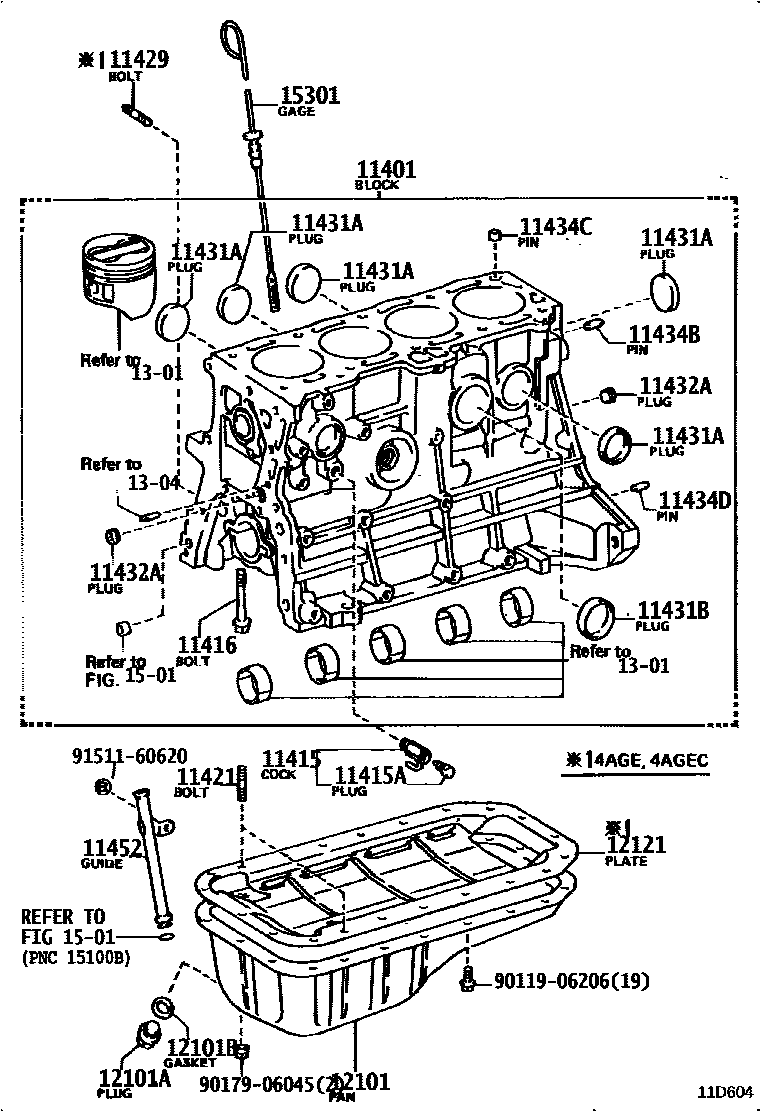1105 — CYLINDER BLOCK
